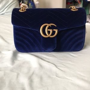 Cobalt small Gucci Marmont